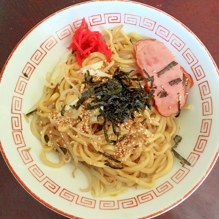 麺つゆで簡単☆油そば！